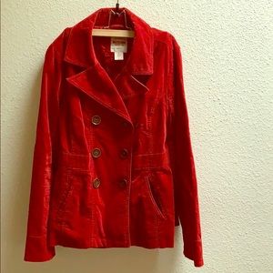 Large Mossimo Red Corduroy Jacket